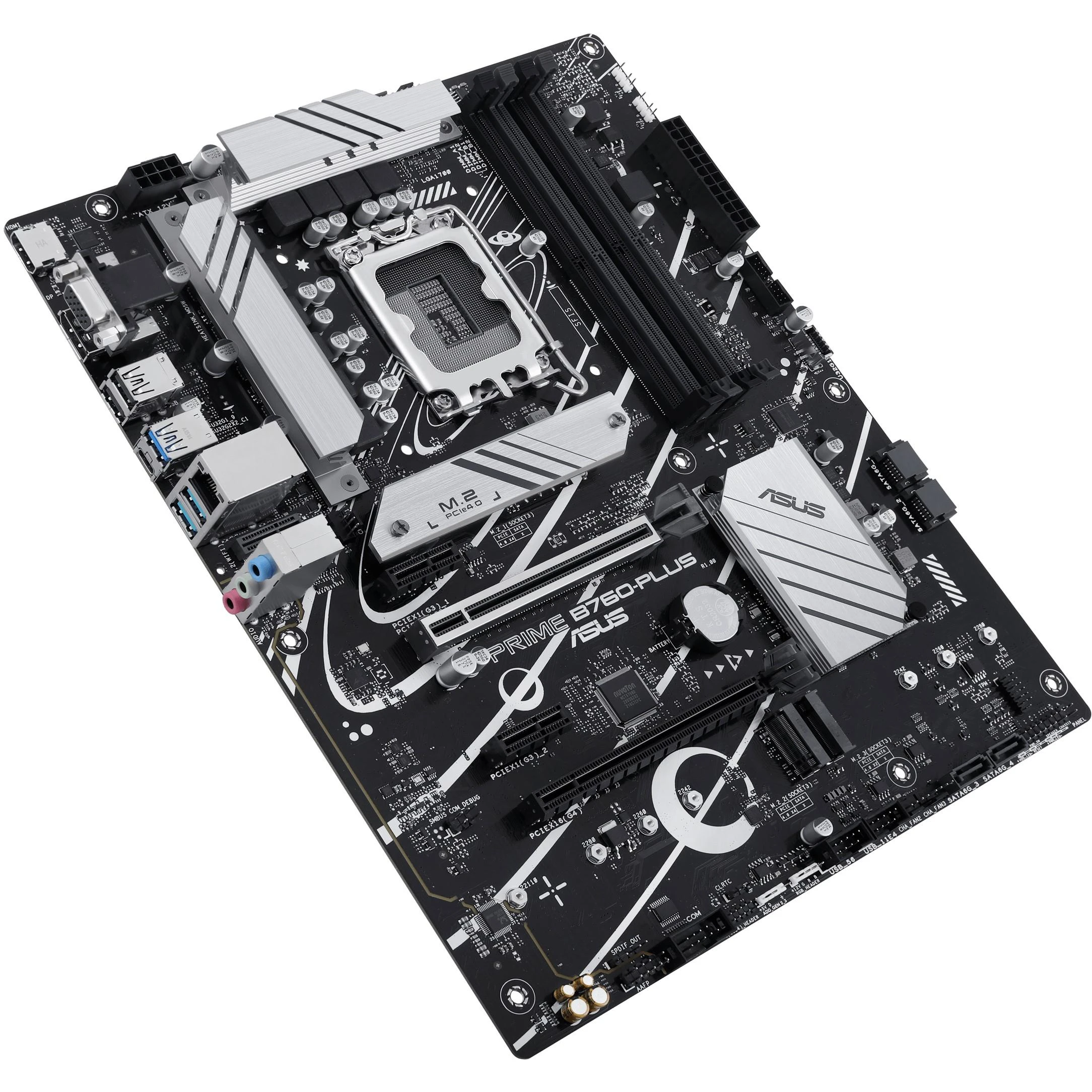 Pagrindinė plokštė ASUS Intel B760 Express/LGA1700/ATX/Memory DDR5/Atminties lizdai 4/2xPCI-Express 3.0 1x/1xPCI-Express 4.0 16x/1xPCI-Express 5.0 16x/3xM.2/1x15pin D-sub/1xHDMI/1xDisplayPort/2xUSB 2.0/3xUSB 3.2/1xUSB-C/1xRJ45/3xAudio port