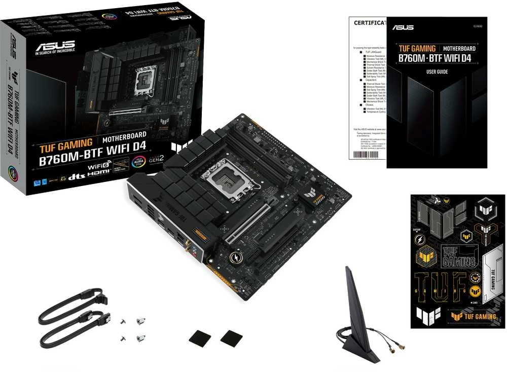 Pagrindinė plokštė ASUS TUF Gaming B760M-BTF WIFI D4