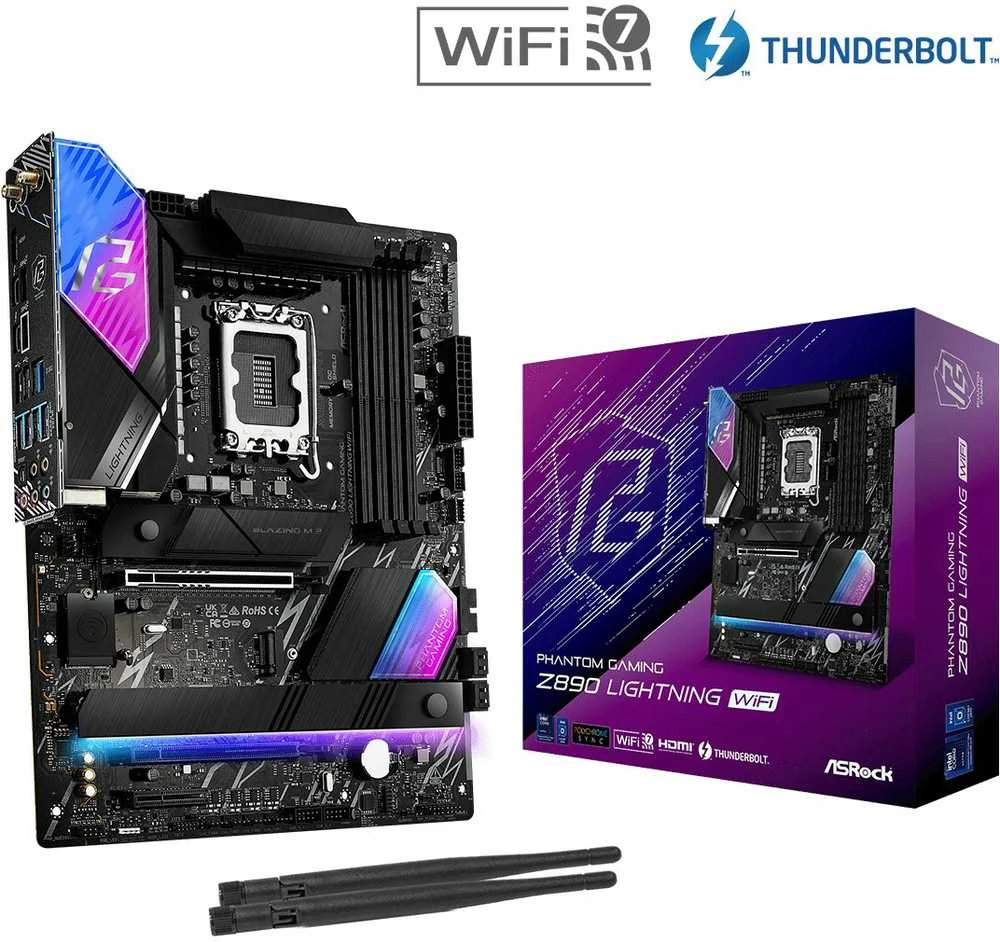 Pagrindinė plokštė ASROCK Z890 LIGHTNING WIFI