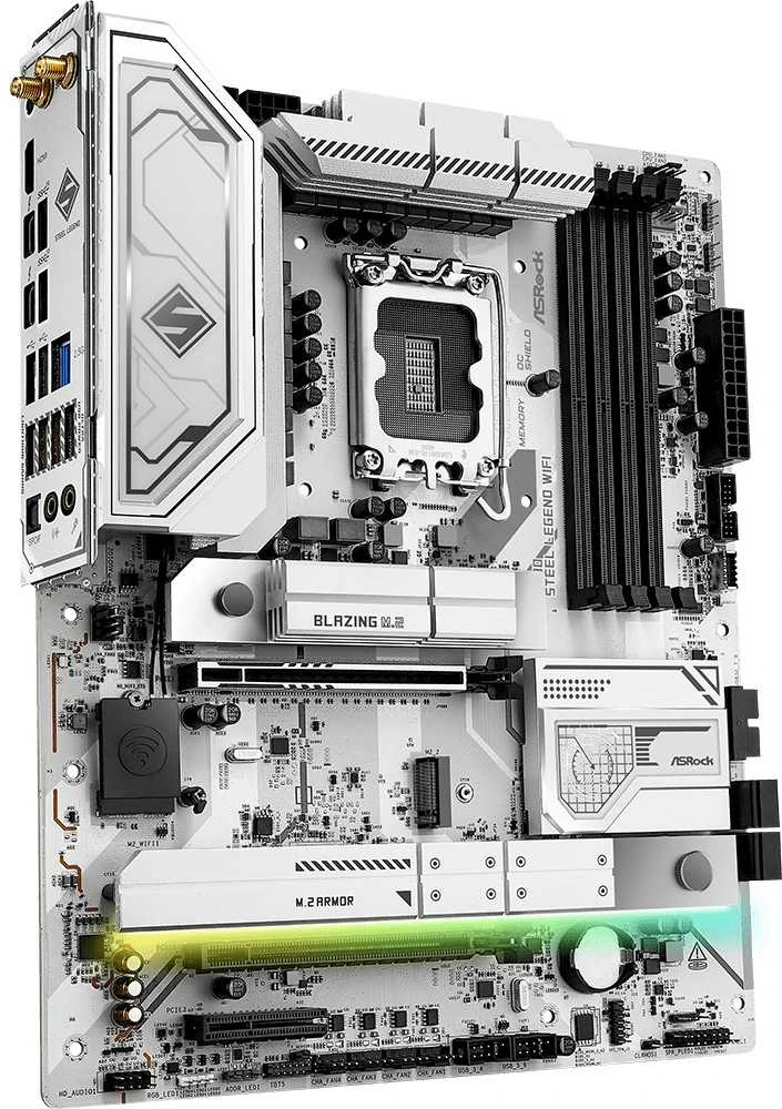 Motininė Plokštė - ASRock Z890 Steel Legend WiFi LGA 1851, Intel Core Ultra, 256GB DDR5, Wi-Fi 7, Thunderbolt 4