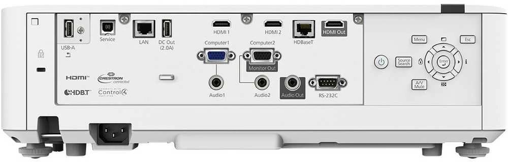 Projektorius Epson | EB-L630U | WUXGA (1920x1200) | 6200 ANSI lumens | Baltas | Lamp warranty 12 mėn.