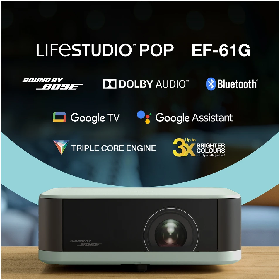 Projektorius Epson | EF-61G | Full HD (1920x1080) | 700 ANSI lumens | Ice Žalias