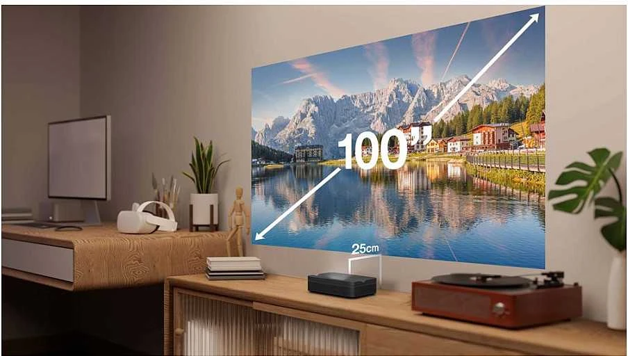 Optoma Photon Go standartinio nuotolio projektorius, 650 ANSI liumenų, DLP 1080p (1920x1080), Juodas