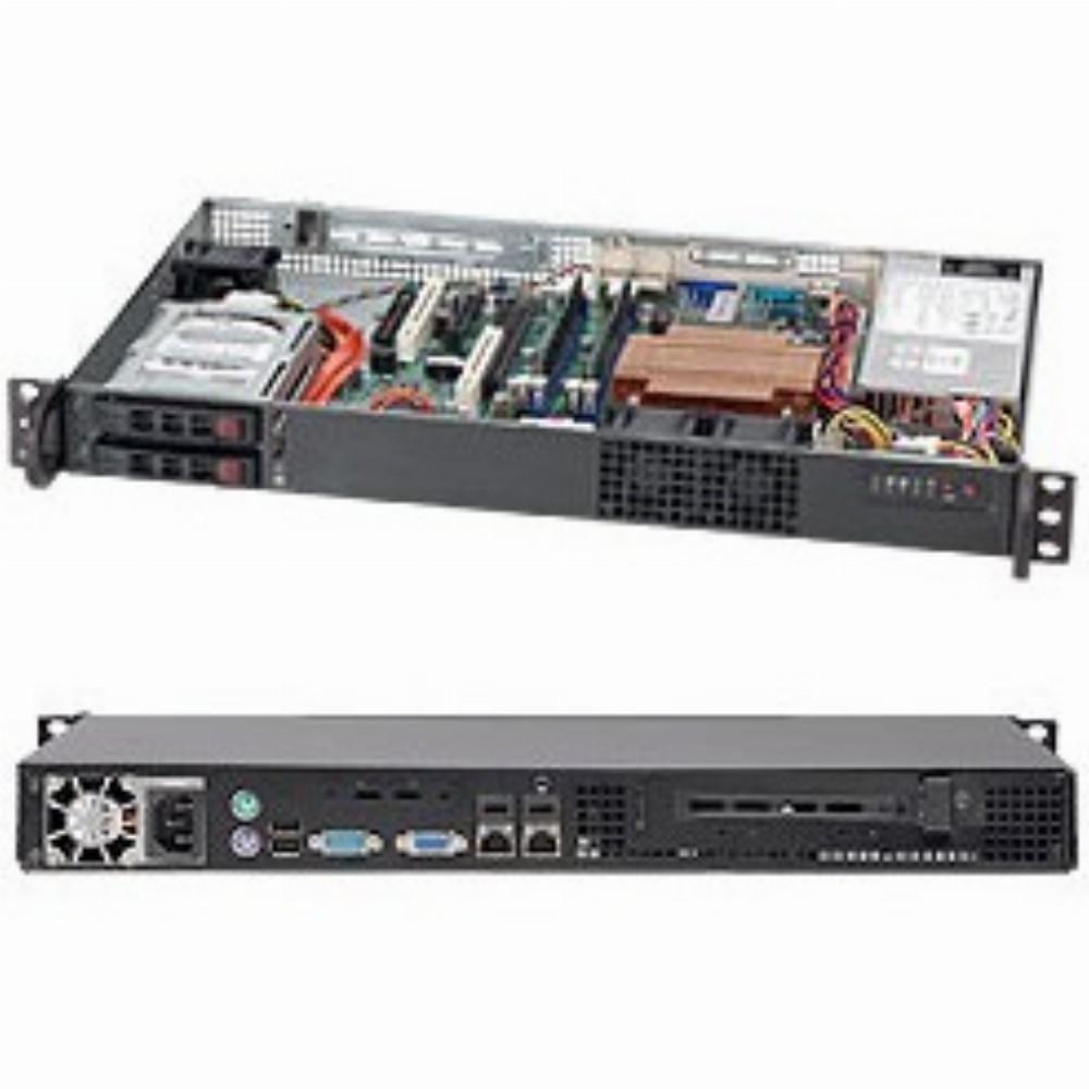 Serveris 1HE Supermicro SuperChassis 510T-203B