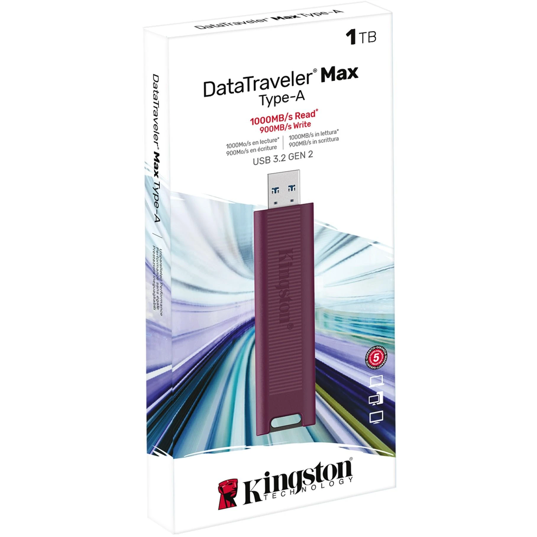 Kingston DataTraveler MAX 1TB USB 3.2 USB-A