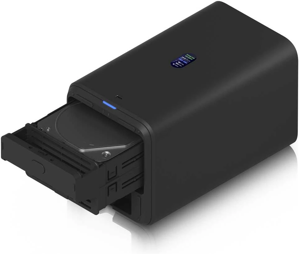 Serveris Ubiquiti UNAS-2-B (2 HDD skyriai, skirti 2,5"/3,5")