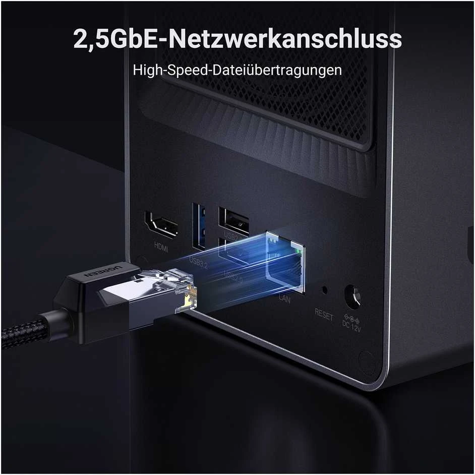 NAS serveris UGREEN NASync DXP2800, 2 skyrių