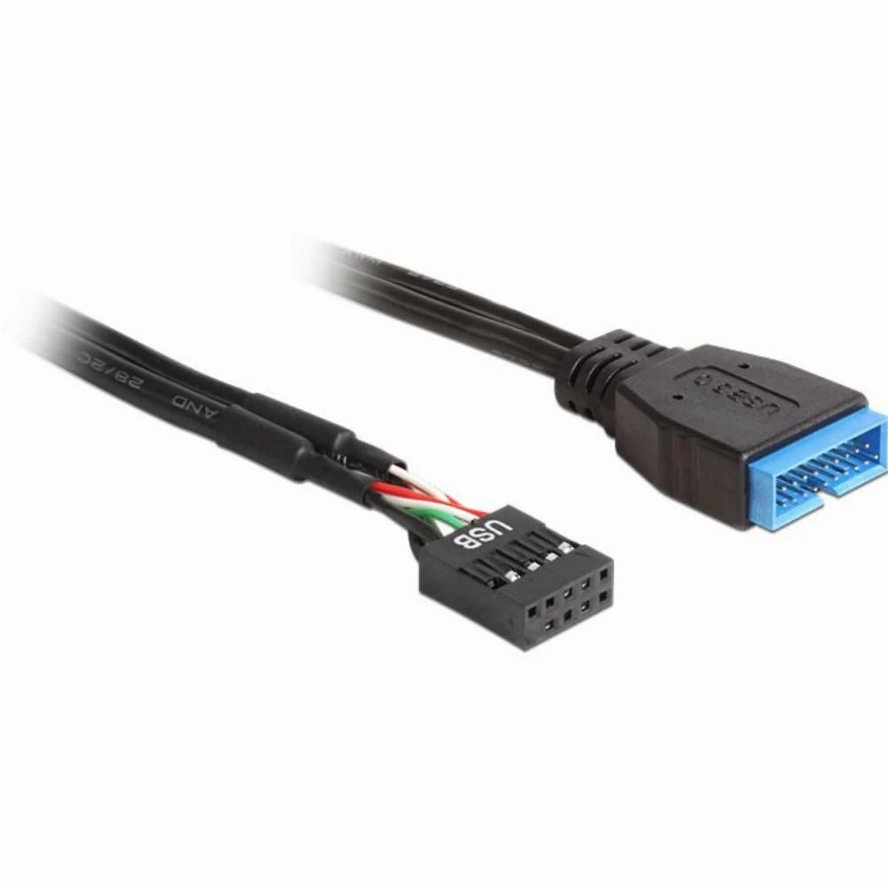 Kabelis Delock USB2.0 moteriškas>USB3.0 vyriškas