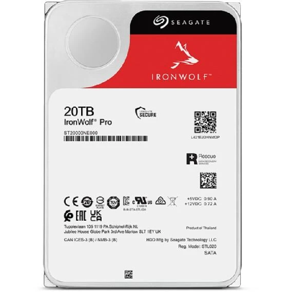 20TB Seagate IronWolf Pro ST20000NT001 7200RPM 256MB