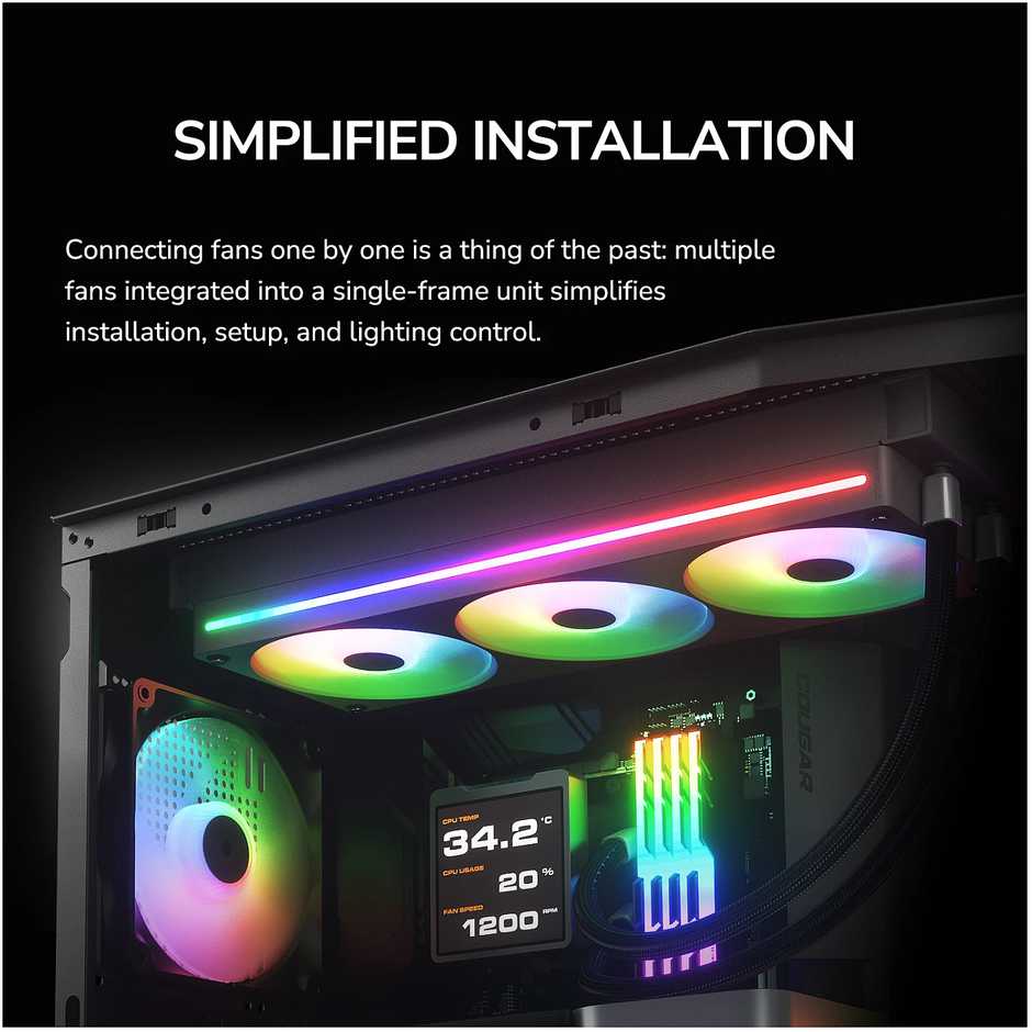 Wentylator Cougar Unity240-FB (CF-UN240FW-RGB)