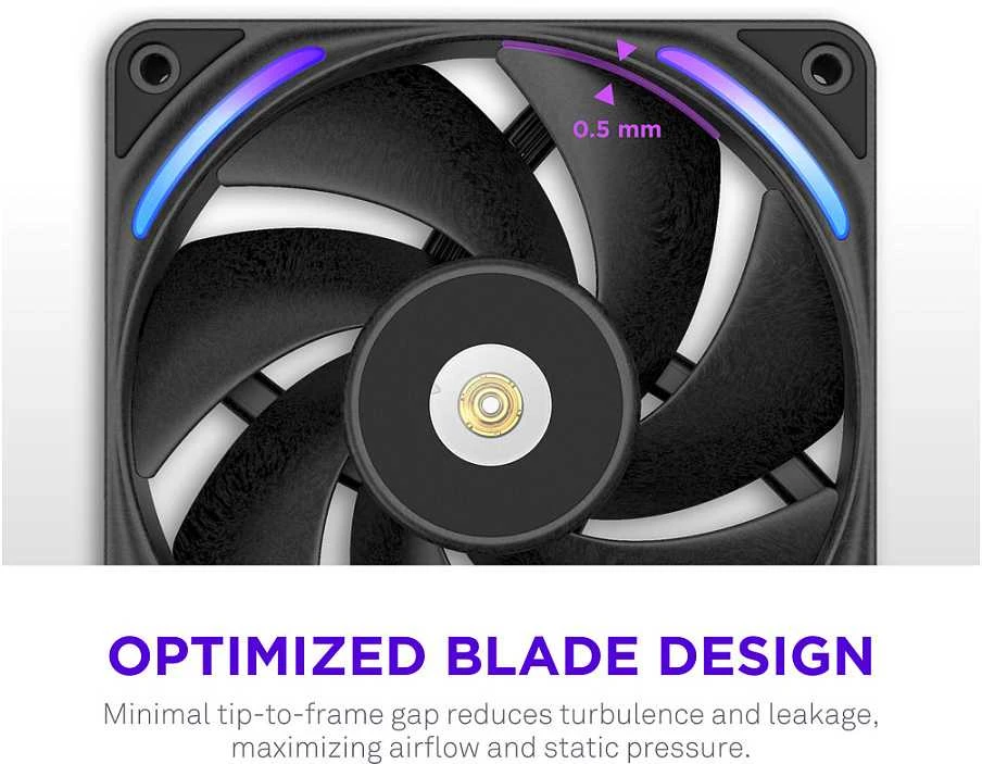 Ventiliatorius Nzxt F240X juodas (RF-U24PN-B1)