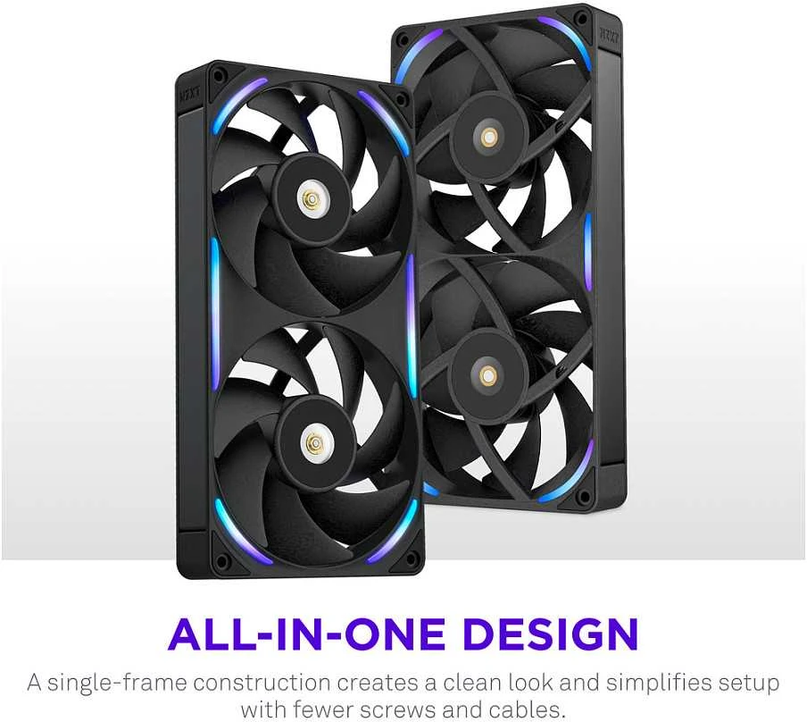 Ventiliatorius Nzxt F240X juodas (RF-U24PN-B1)