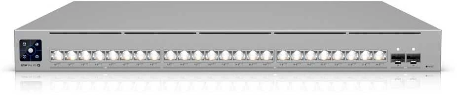 Šakotuvas Ubiquiti UniFi Pro XG 24 PoE valdomas L2/L3 10G Ethernet (100/1000/10000) Maitinimas per Ethernet (PoE) 1U Pilkas