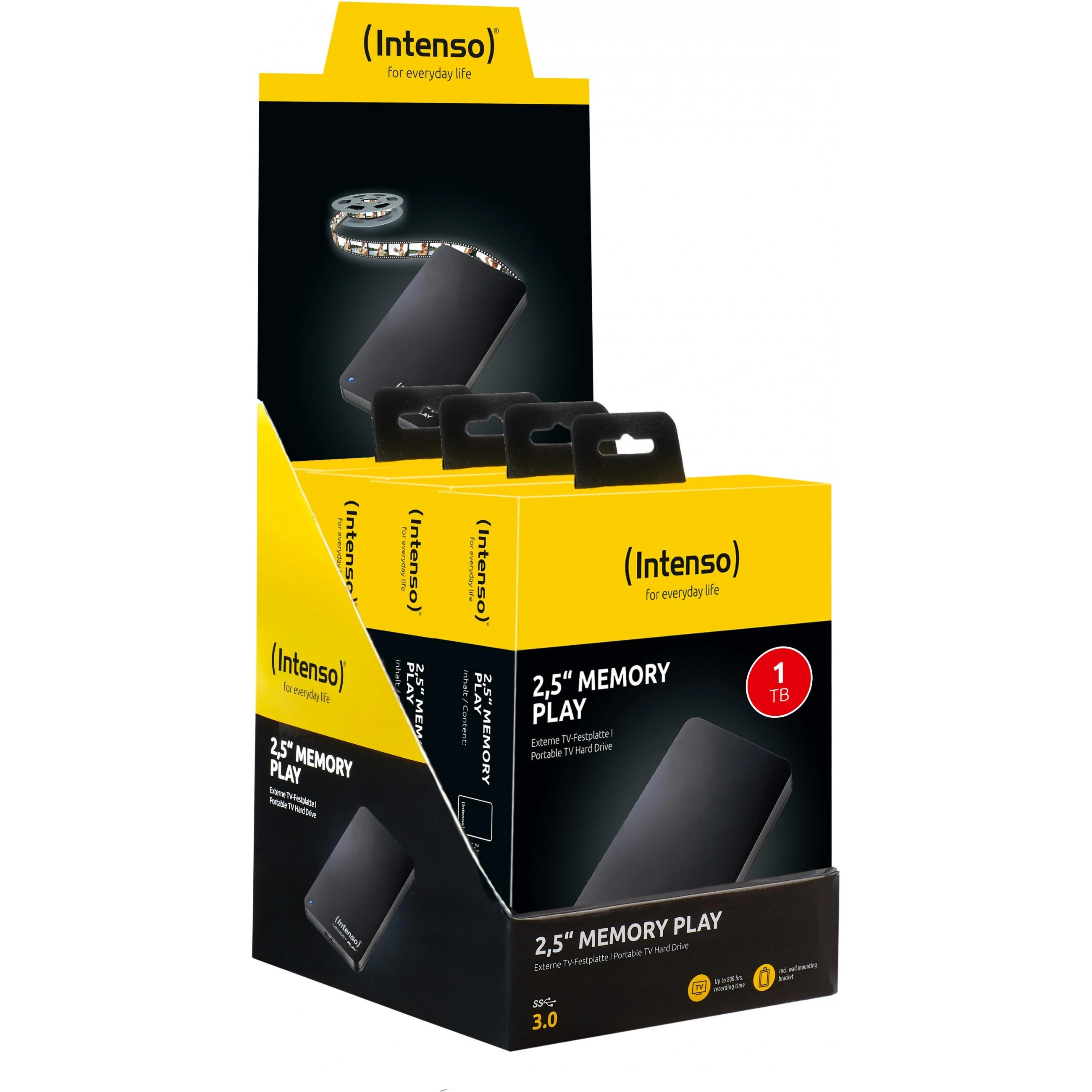 Kietasis diskas Dysk twardy USB3 1TB EXT. 2.5" Juodas 6021460 INTENSO