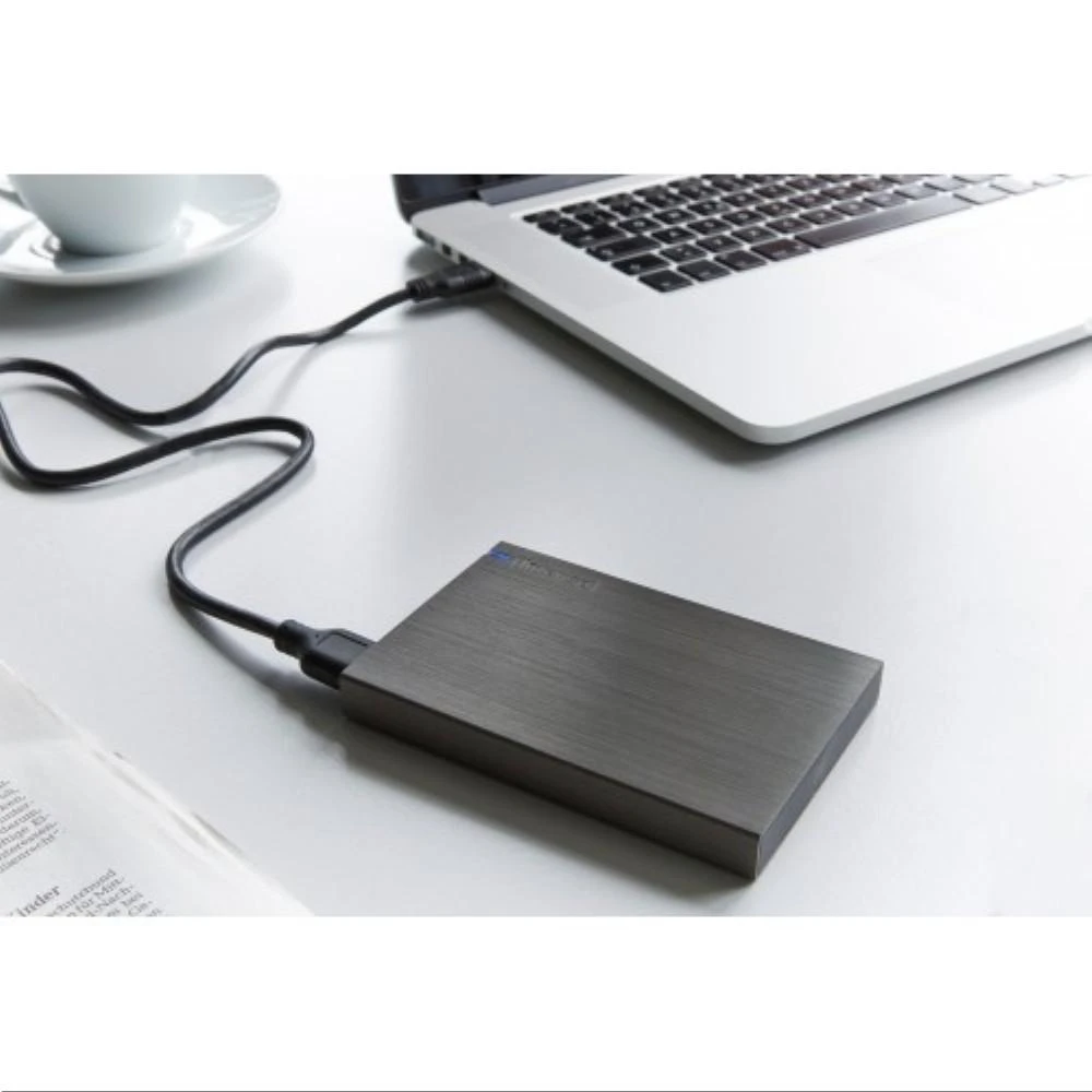 „Intenso“ atminties plokštė 1 TB, išorinis kietasis diskas - antracito spalvos, „Micro-USB-B 3.2 Gen 1“ (5 Gbit/s)
