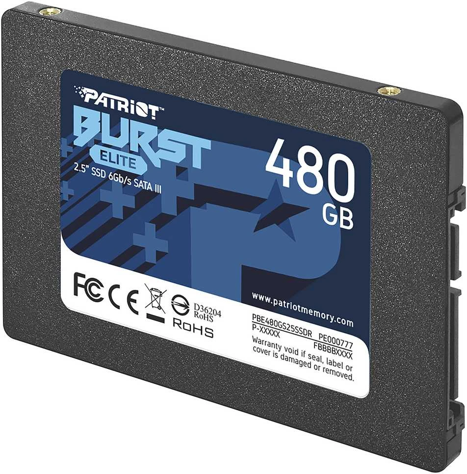 Kietasis vidinis diskas SSD Patriot Burst Elite 480 GB 2.5" SATA III