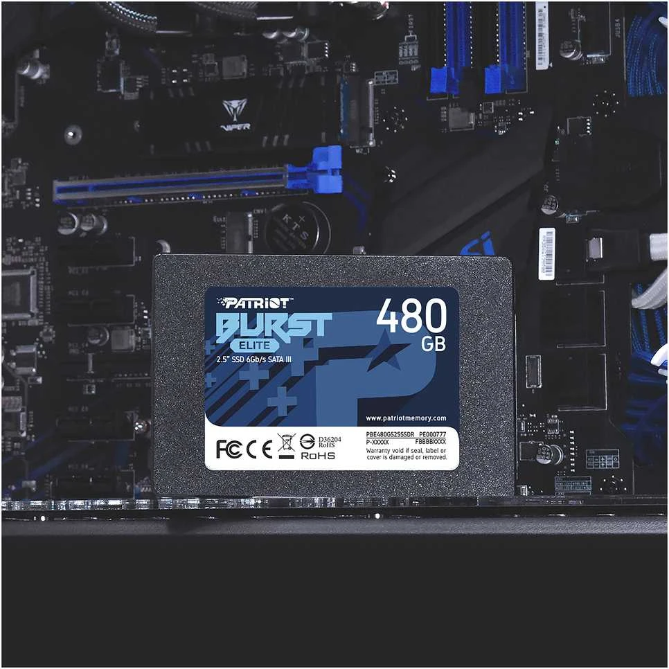 Kietasis vidinis diskas SSD Patriot Burst Elite 480 GB 2.5" SATA III