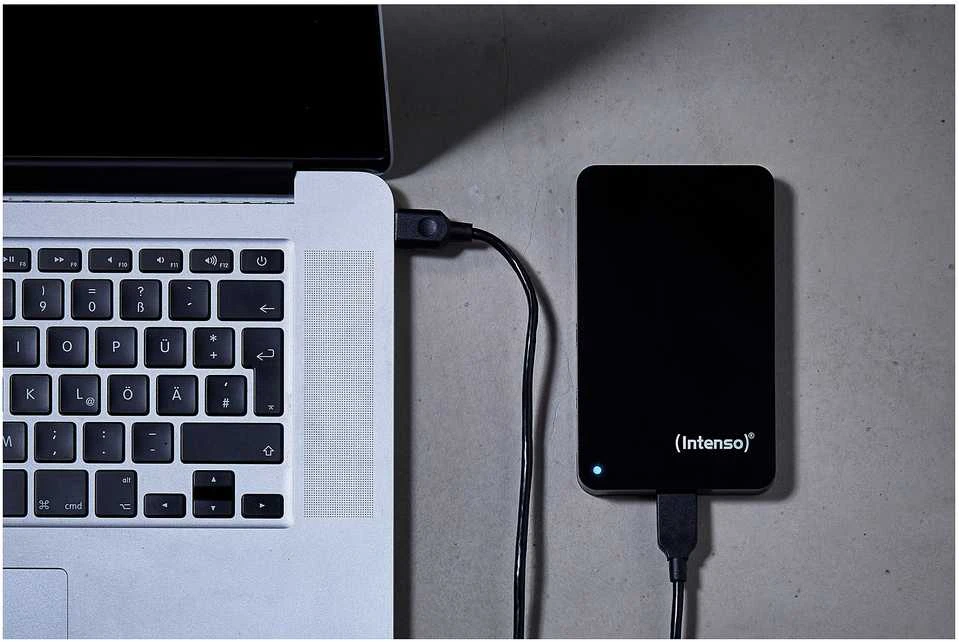 Kietasis diskas HDD Intenso MemoryCase 2,5'' 4TB, USB 3.0, Juodas