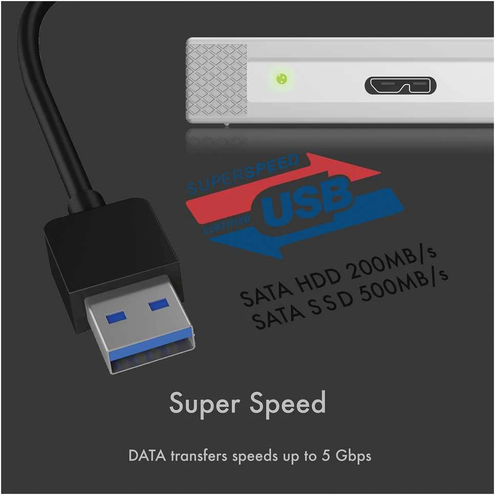Icy Box Raidsonic | Išorinis USB 3.0 korpusas, skirtas 2,5" SATA HDD/SSD diskams su apsaugos nuo įrašymo jungikliu | sata | USB 3.0