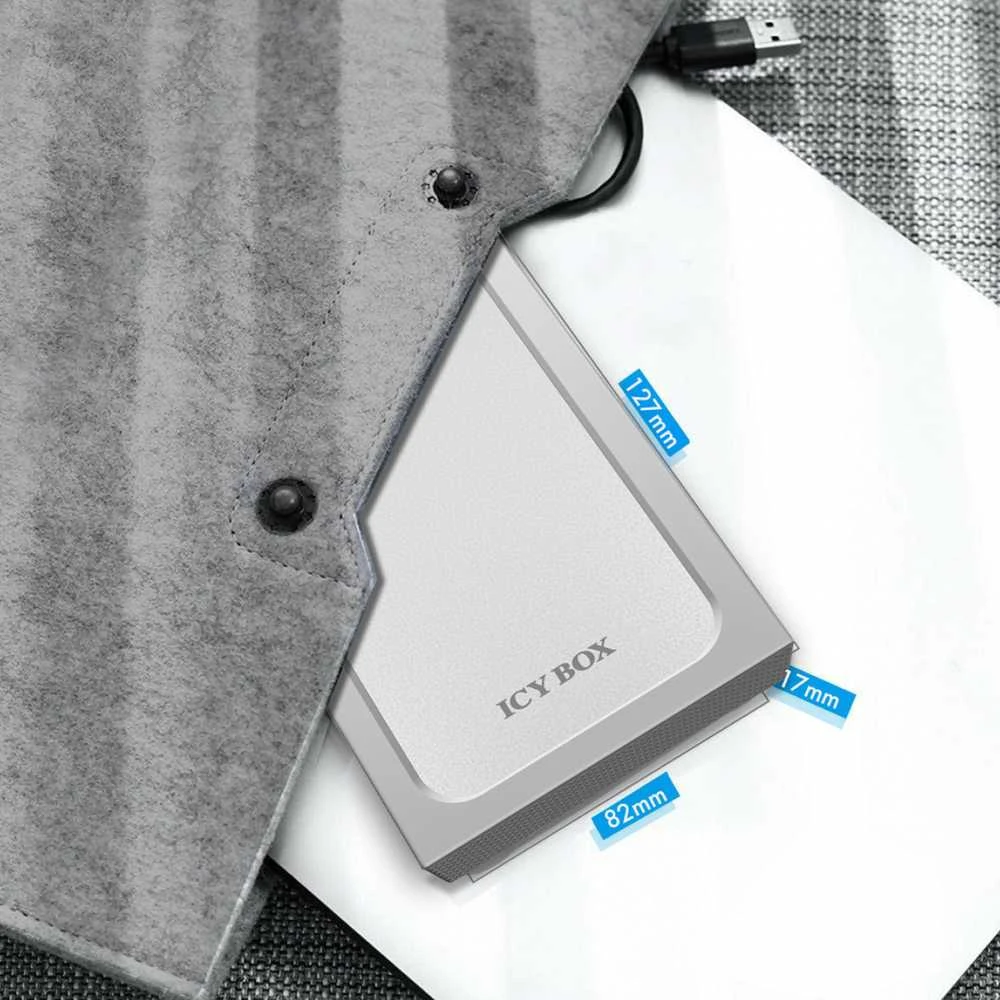 Icy Box Raidsonic | Išorinis USB 3.0 korpusas, skirtas 2,5" SATA HDD/SSD diskams su apsaugos nuo įrašymo jungikliu | sata | USB 3.0