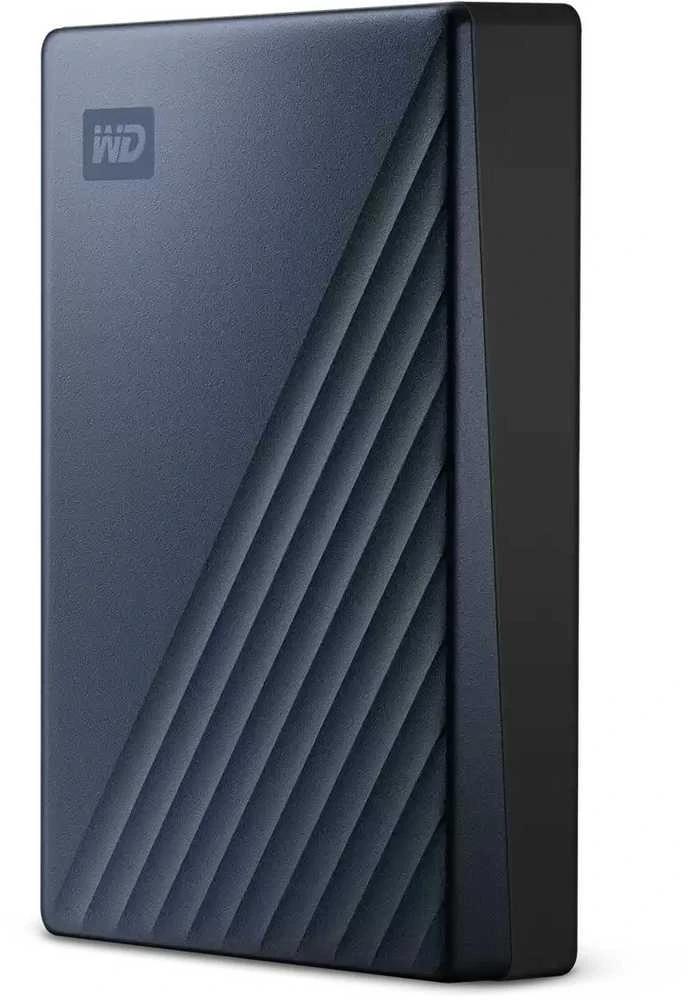 Kietasis diskas Western Digital My Passport Ultra 6TB Mėlyna USB-C/USB3.0 HDD 2,5" metalo apdaila RTL nešiojamas išorinis