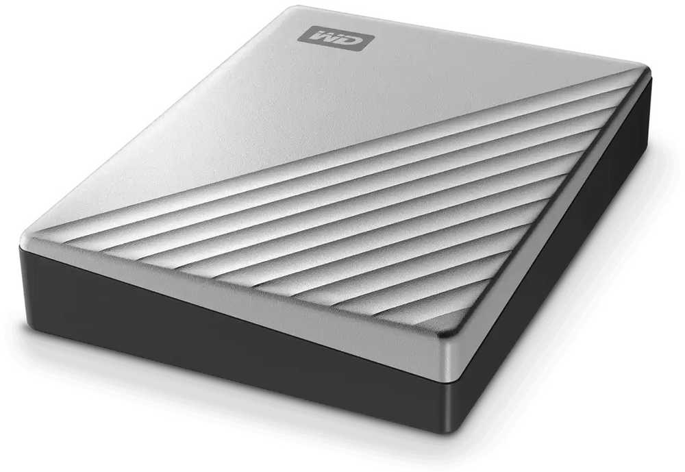 Kietasis diskas 2,5 Western Digital „My Passport Ultra Mac“ 6 TB su USB-C/USB3.0 kietuoju disku, 6,35 cm, 2,5 colio, nešiojamas išorinis diskas su metalinės apdailos RTL