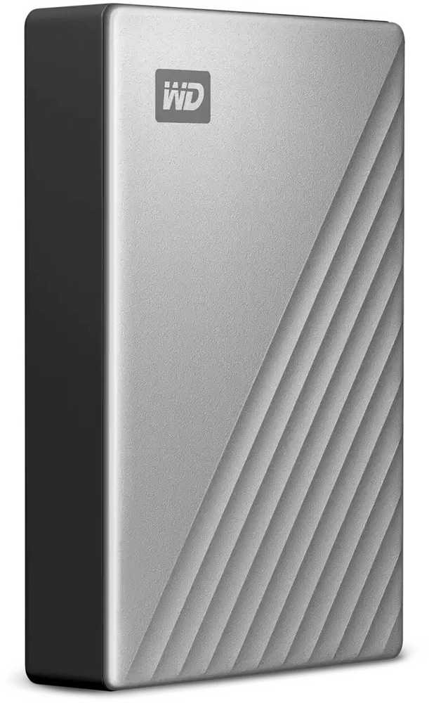 Kietasis diskas 2,5 Western Digital „My Passport Ultra Mac“ 6 TB su USB-C/USB3.0 kietuoju disku, 6,35 cm, 2,5 colio, nešiojamas išorinis diskas su metalinės apdailos RTL