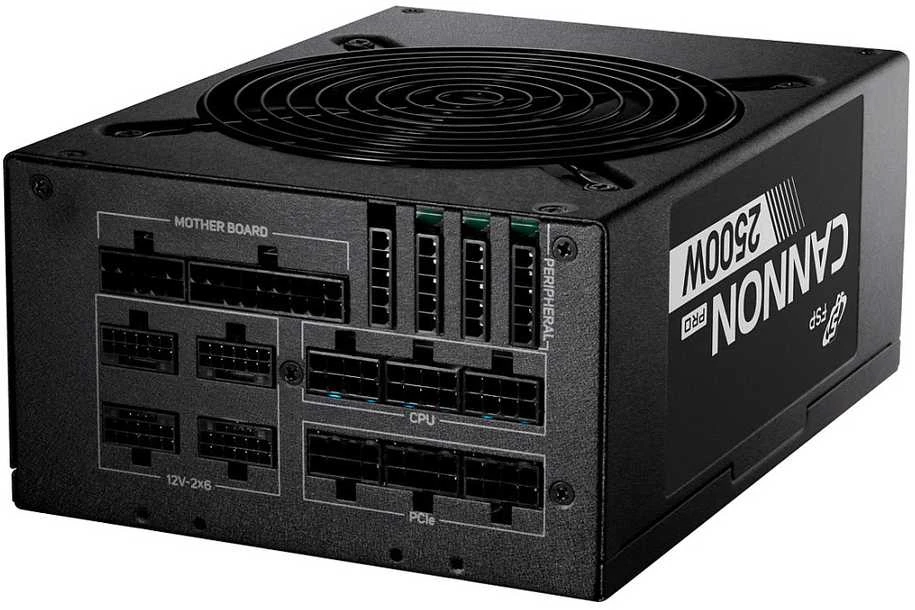 Fortron 2500W FSP CANNON PRO 2500 80+ Platin ATX 3.1 korpusas