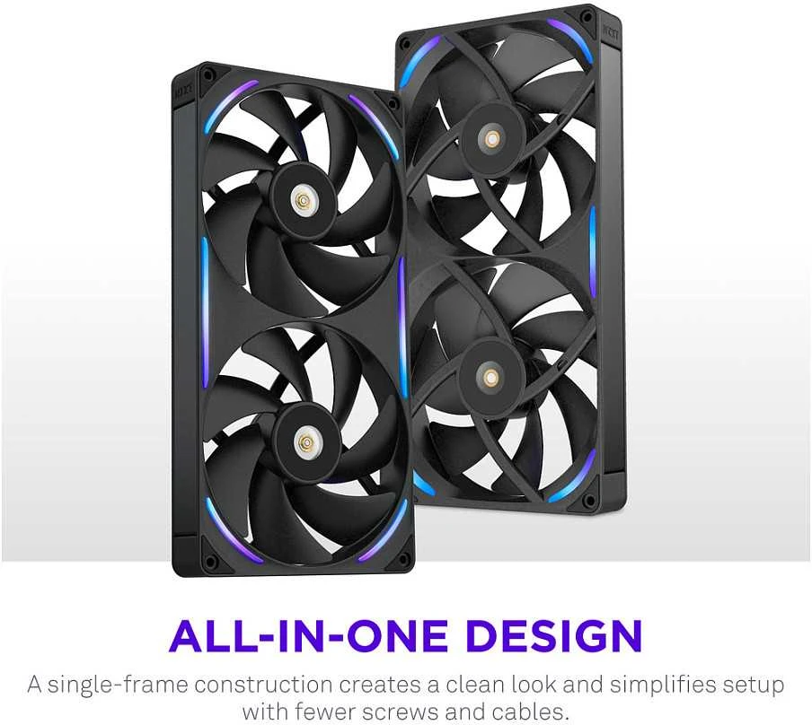 Nzxt F280X juodas ventiliatorius (RF-U28PN-B1)