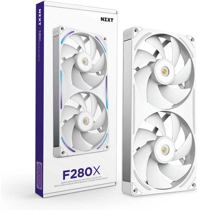 Ventiliatorius Nzxt F280X balta (RF-U28PN-W1)