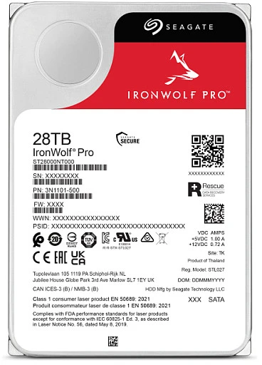 28TB Seagate IronWolf Pro ST28000NT000 7200 *Bring-In-Garantija*