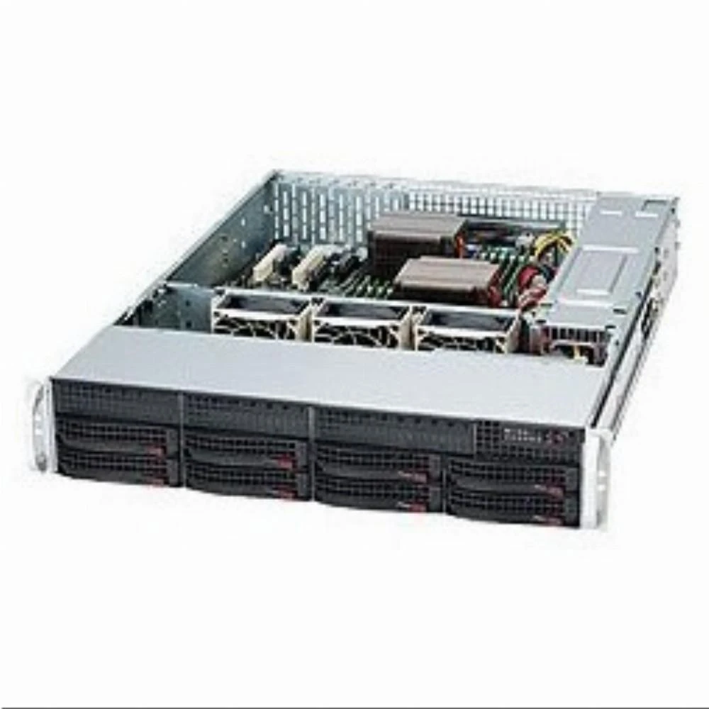 Supermicro SC825TQC-600LPB Stovas Juoda 600 W