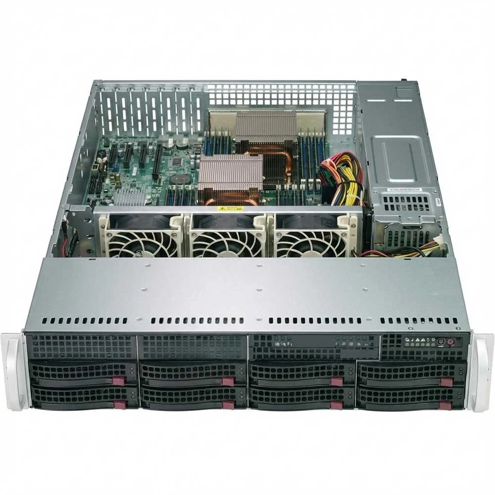 Supermicro 825TQC-R802WB Rack Juodas 800 W