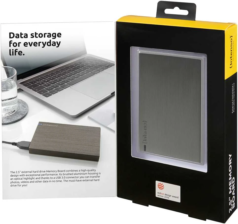 Kietasis diskas Intenso atminties plokštė 2TB 2,5 USB 3.0 antracitas