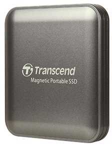 TRANSCEND 2TB Išorinis kietasis diskas SSD ESD420C USB 20Gbps Type C Magsafe Gray Steel