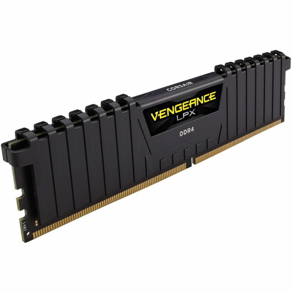 CORSAIR 16GB RAMKit 2x8GB DDR4 3000MHz 2x288Dimm Unbuffered 16-20-20-38 Vengeance LPX Juodas Heat Spreader 1,35V XMP2.0
