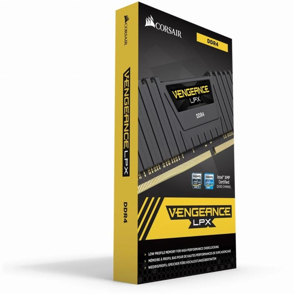 RAM CORSAIR 8GB DDR4 3000MHz 288Dimm Unbuffed 16-20-20-38 Vengeance LPX Juodas Heat Spreader 1,35V XMP2.0