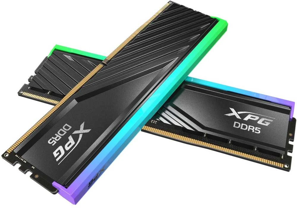 RAM 32 GB ADATA DIMM 6000 (2x 16 GB) Dual-Kit (juodas, AX5U6000C4816G-DTLABRBK, XPG Lancer Blade RGB, INTEL XMP, AMD EXPO)