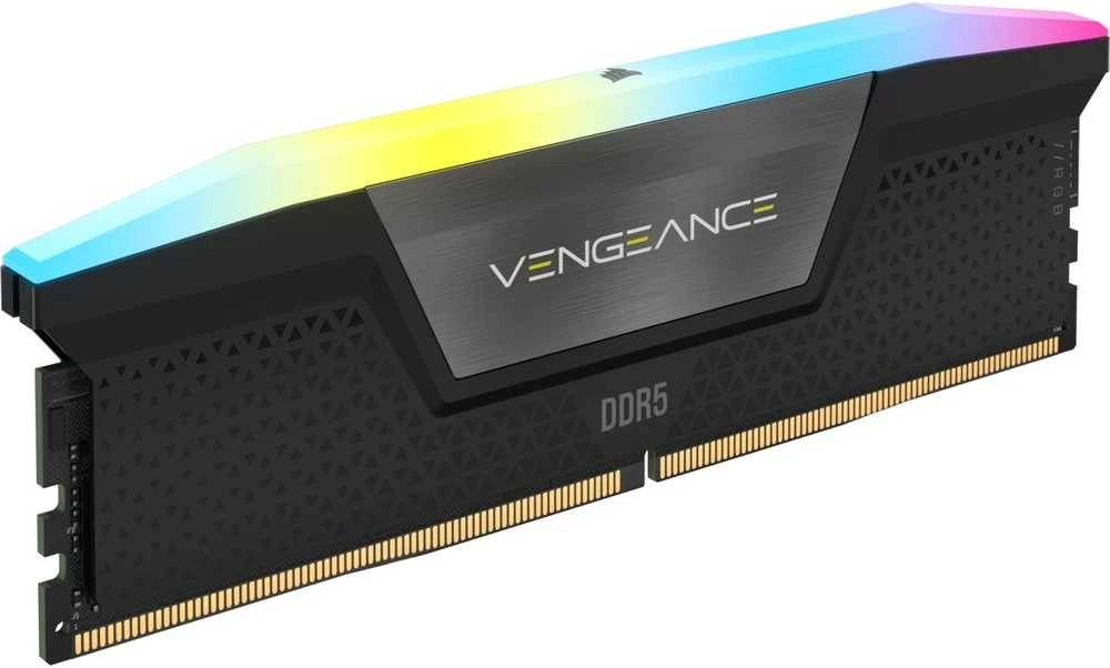 RAM DDR5 32GB PC 6200 CL36 CORSAIR Rinkinys (2x16GB) VENGEANCE RGB b mažmeninė prekyba