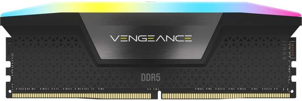 RAM DDR5 32GB PC 6200 CL36 CORSAIR Rinkinys (2x16GB) VENGEANCE RGB b mažmeninė prekyba