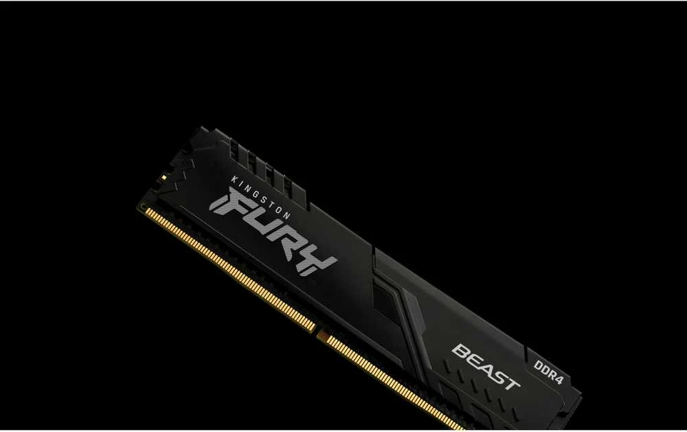 RAM KINGSTON 32GB 3200MHz DDR4 CL16 DIMM rinkinys iš 2 FURY Beast Juodas