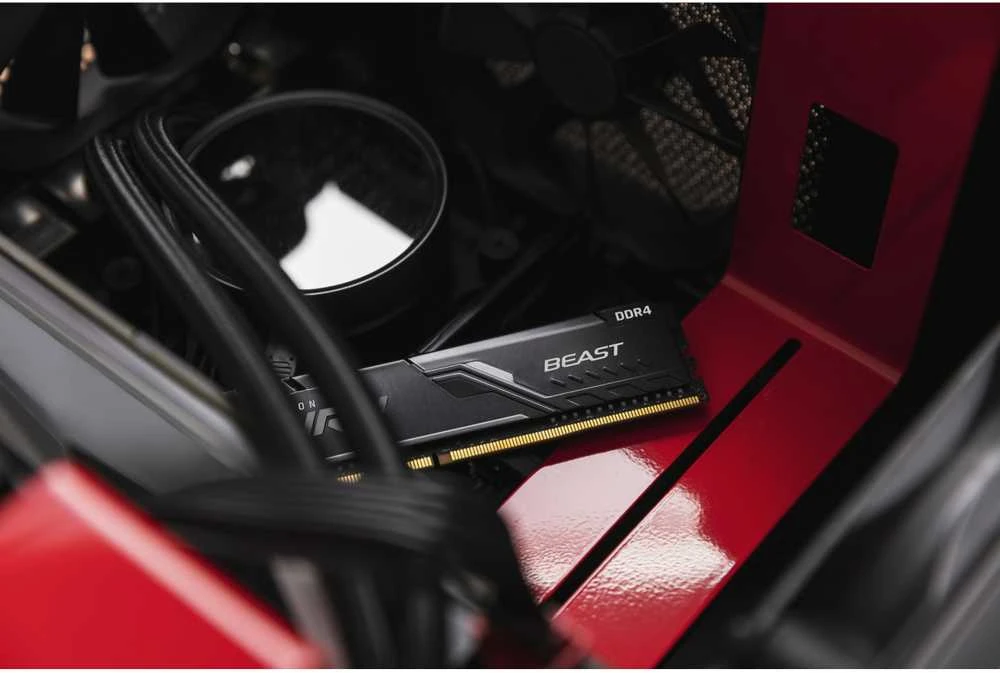 RAM KINGSTON 32GB 3200MHz DDR4 CL16 DIMM rinkinys iš 2 FURY Beast Juodas
