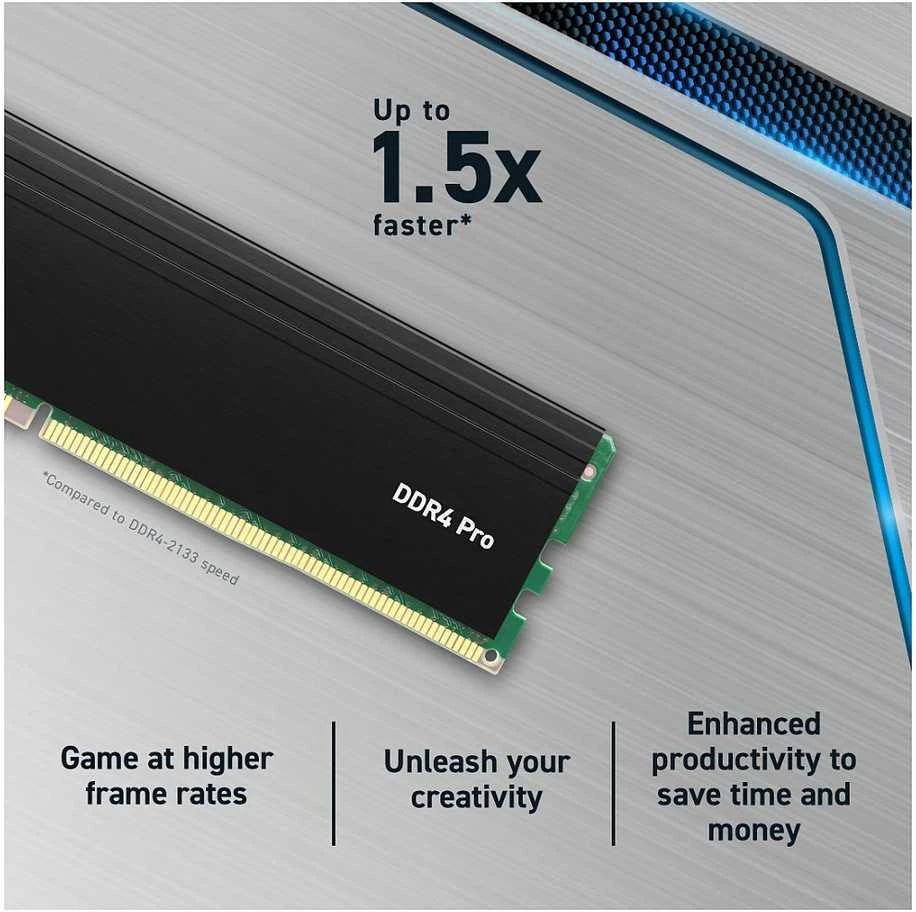 Vidinė atmintis (RAM) Crucial Pro, 32GB (2x16 GB), DDR4, 3200MHz