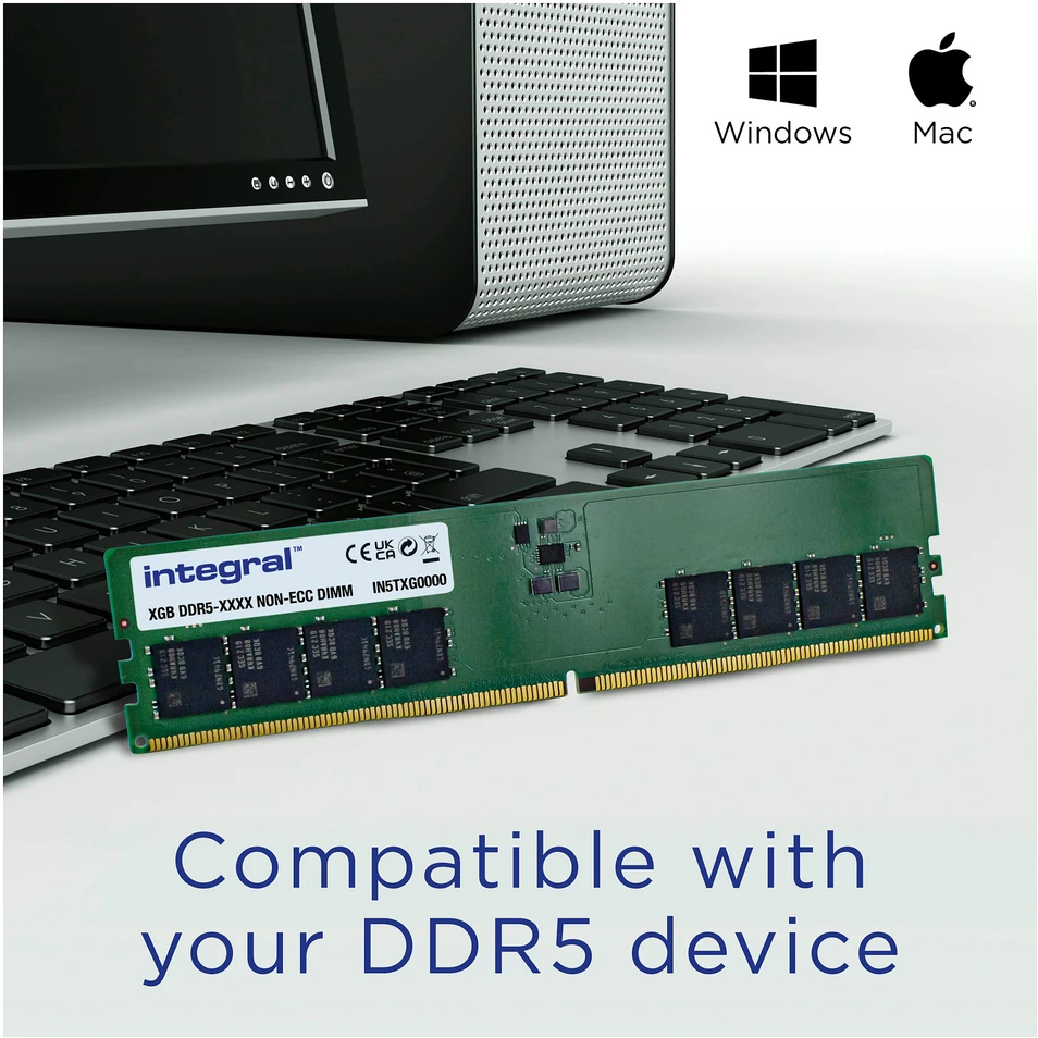 RAM Atmintis serwerowa Integral 32GB DIMM 4800MHz (žalias) (IN5T32GNHRBX)