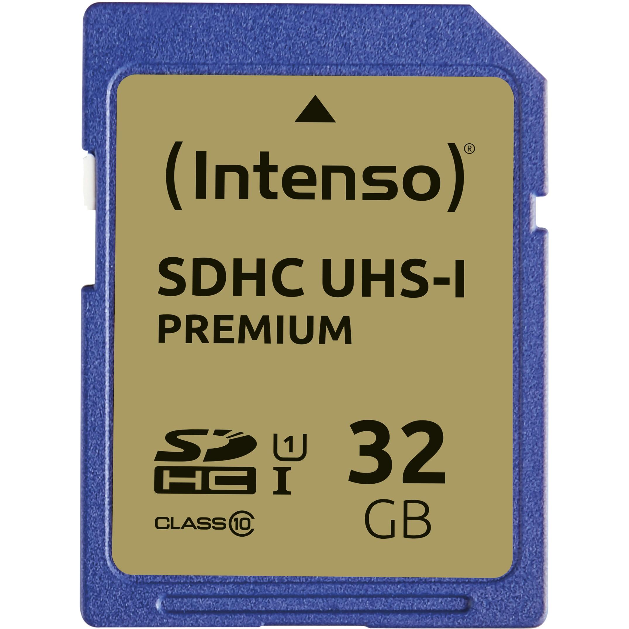 Atminties kortelė „Intenso SDHC“ kortelė 32 GB, 10 klasės UHS-I 3421480