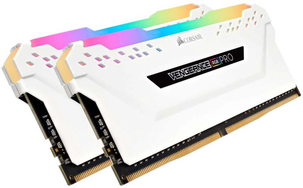RAM 32 GB PC 3200 CL16 CORSAIR KIT (2x16 GB) VENGEANCE RGB W mažmeninė prekyba