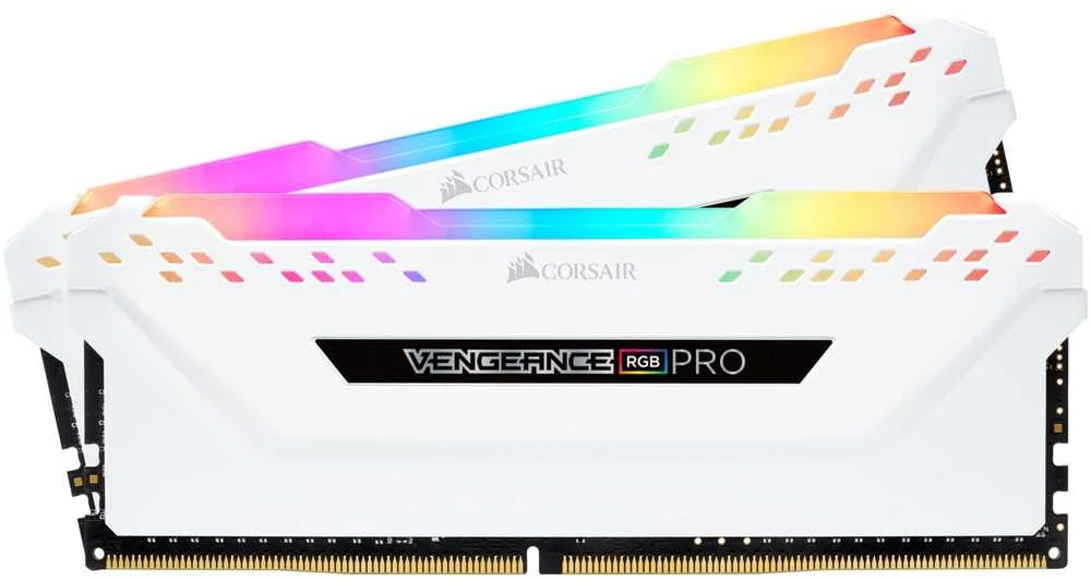 RAM 32 GB PC 3200 CL16 CORSAIR KIT (2x16 GB) VENGEANCE RGB W mažmeninė prekyba