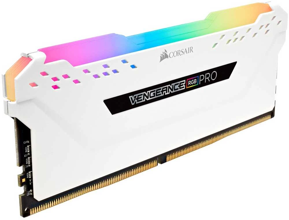 RAM 32 GB PC 3200 CL16 CORSAIR KIT (2x16 GB) VENGEANCE RGB W mažmeninė prekyba