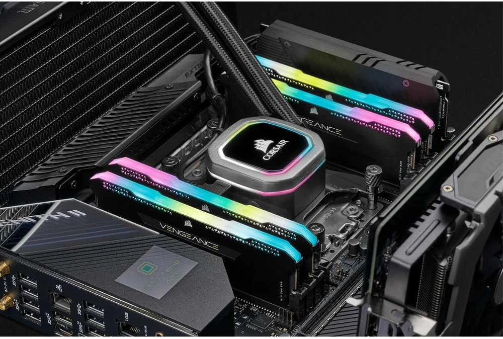 RAM Corsair Vengeance RGB Pro SL Juodas 32GB [2x16GB 3200MHz DDR4 CL16 DIMM]