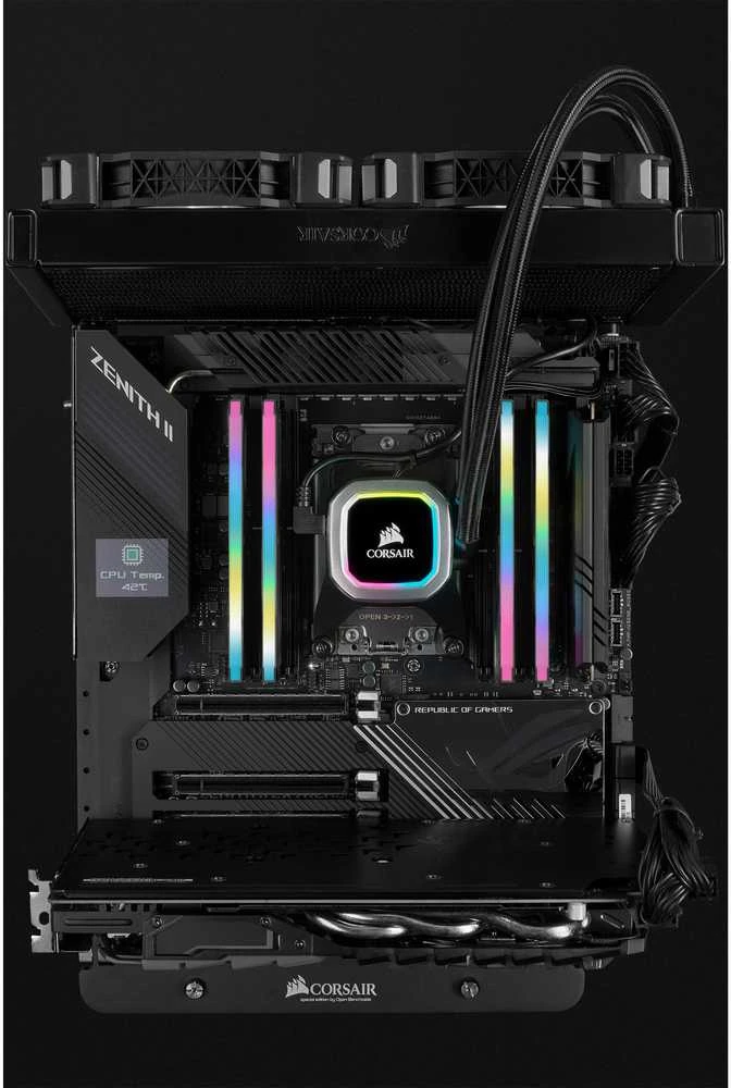 RAM Corsair Vengeance RGB Pro SL Juodas 32GB [2x16GB 3200MHz DDR4 CL16 DIMM]